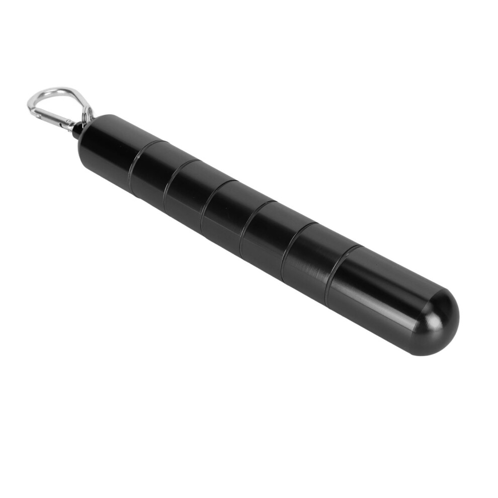 Black Waterproof Aluminum Alloy Cigar Tube 180X24.3mm, Lightweight