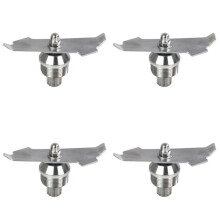 4X Replacement Stainless Steel Blender Blade Assembly for 015990 Blender 64 Oz and 32 Oz Containers