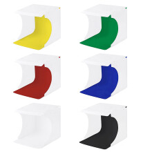 Portable Folding LED Studio Light Box Small White Photography Equipment