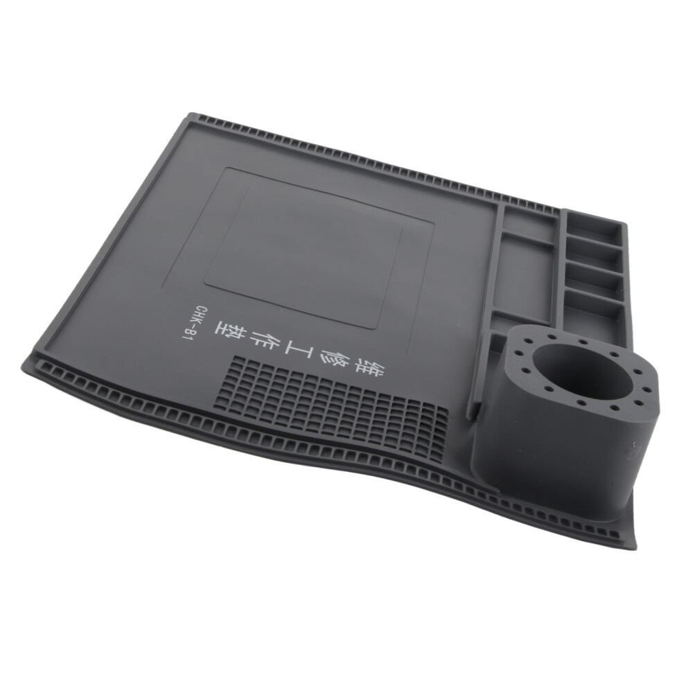 Silicone Heat Resistant Electronics Repair Mat 40X30cm Grey 4011375886263