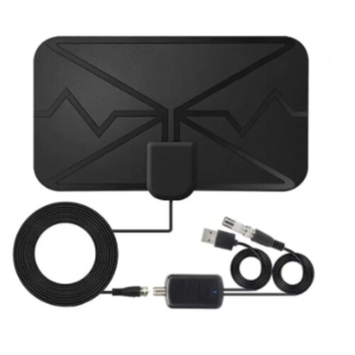 1 Antenne Numérique Européenne HD Intérieure DVB-T 4K Antenne TV Gratuite