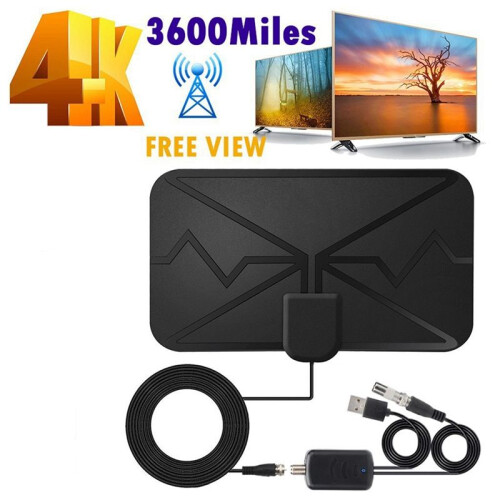 1 Antenne Numérique Européenne HD Intérieure DVB-T 4K Antenne TV Gratuite 1