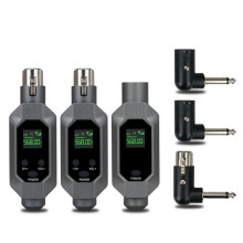 Drahtloser Mikrofon-Sender/Empfänger, Angeschlossen An das Drahtlose XLR-Mikrofonsystem für Dynamisches 48-V-Kondensatormikrofon,B