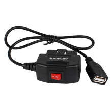 Auto-DVR-Hardwire-Kit für Niederspannungsschutz, 5 V, 3 A, USB-Anschluss, Auto-Ladekabel, OBD, Dashcam, 24-Stunden-Parküberwachungszubehör