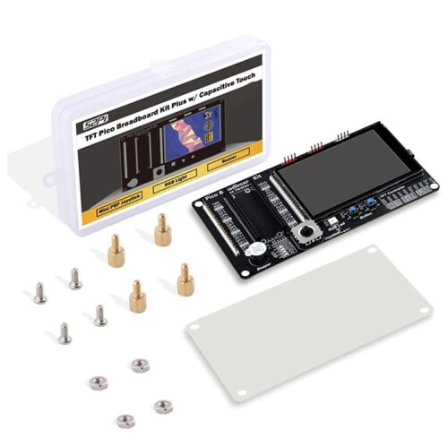 Kit de Module D'Écran Tactile pour Raspberry Pi / W Module de Carte D'Extension Kit D'Indicateur LED D'Écran TFT IPS 3,5 Pouces 2