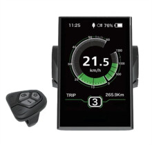 Voor Bafang DPC18 CAN Canbus-Display voor Bafang M500 M600 M510 M820 Mid Drive CAN-Protocolmotor met Stekker (A)