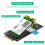 Adattatore M.2 Key B A A+e con Slot per Scheda  SIM per Modulo 3G/4G/5G 4