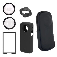 Camerabeschermende Accessoireset voor X4, Lensbeschermer/Siliconen Beschermhoes/Schermbeschermers/Camerahoes