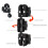 Camera Clamp Mount Super Clamp Adapter Double  Multifunction Holder for Motorcycle Bicycle Camera Mounts 9cm 6