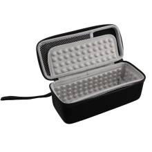 Para  Flip 6 Funda Bolsa Altavoz Inalámbrico  EVA Caja Protectora de Viaje Portátil Dura A Prueba de Golpes Negro y Gris