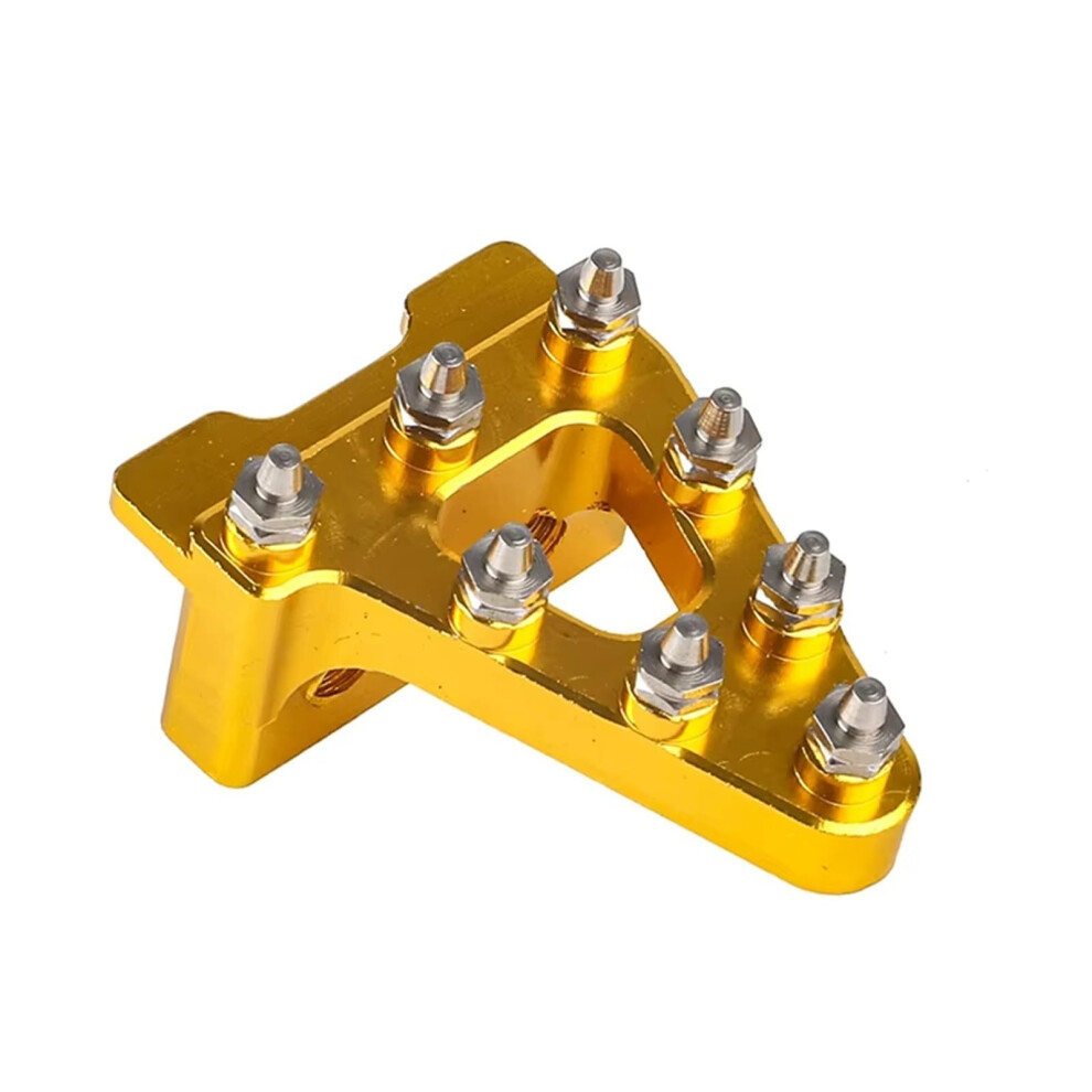 Foot Peg Brackets And Cnc Aluminum Rear Brake Pedal Set Antislip For Crf50 And Xr50 Pit Bike Yellow 9347817549652