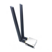 Drahtlose WLAN-Karte WiFi Go WiFi6 BT5.0 2400 Mbit/S Netzwerkadapterkarte AX201 2400M P9JB