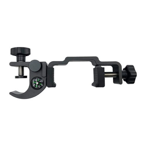 Corrosion Resistant GNSS GPS Pole Clamp with Compass and Open Data Collector Cradle Pole Holder Mount