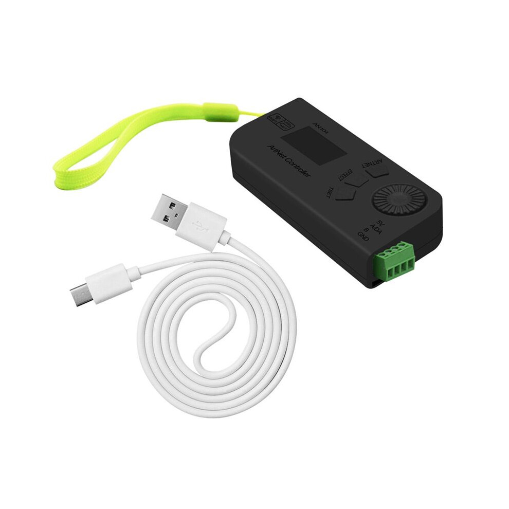 Dc5v An104 Wifi Led Controller Support Artnet/Built-In Effect/Dmx Code Writing Mode With Adapter(A) 6031449907579