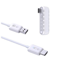 Typ-C-Drahtlosübertragungs-Displayadapter USB-C auf -Kompatibles Verlängerungskabel für Telefon, Laptop, PC für TV-Projektor