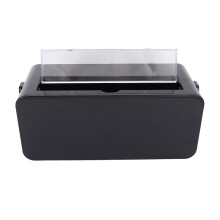 Steckdosen-Aufbewahrungsbox 26,8x12,5x11cm Staubdichter Organizer Schwarz
