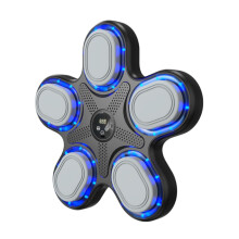 Smart Music Boxing Machine Wall Mounted Punching Interactive System Wireless Target Black White Blue Light Red