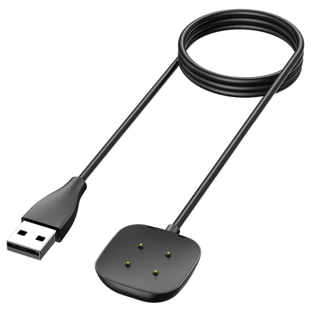 Charger Cable, Fast Usb Charging Cord, Durable Replacement In 2 Lengths For Fitbit Versa3 And Sense 9187378462485