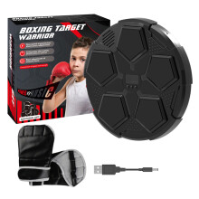 Musical Boxing Machine With LED Lights Wall Mounted Trainer 6 Speed Boxing Training Kids And Adults Gloves Included