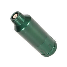 Macchina per tatuaggi rotante in lega di alluminio con interfaccia RCA, verde, 92 mm, corsa di 3 mm