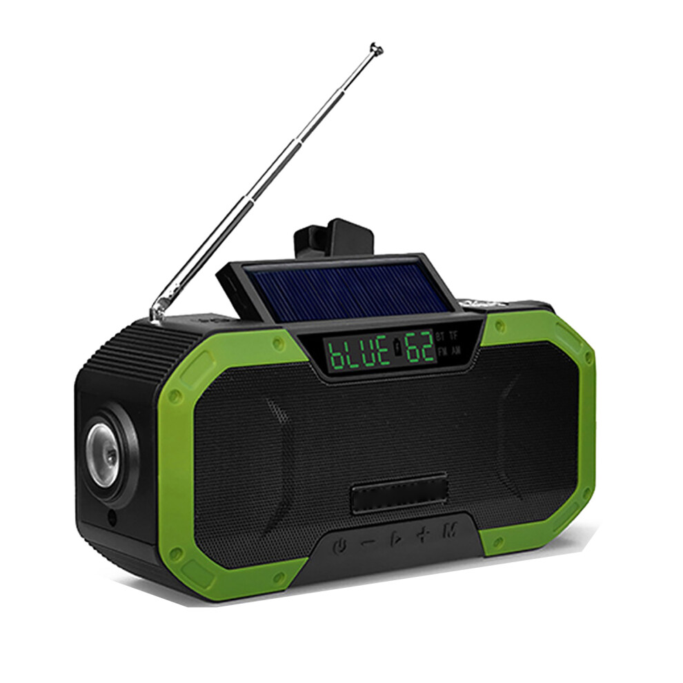 Hand Crank Radio 3.7V 5000Mah Ipx5 Waterproof Bluetooth Speaker Light 5071375889588
