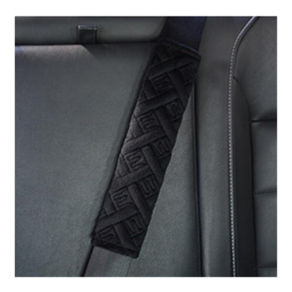Soft Plush Car Seat Belt Cover With Shoulder Protection, Universal Seatbelt Pad For Comfort, 2 Pack (Color A) 9347817550481