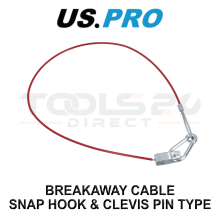 US PRO Tools Breakaway Cable Snap Hook & Clevis Pin Type Heavy Duty 9278