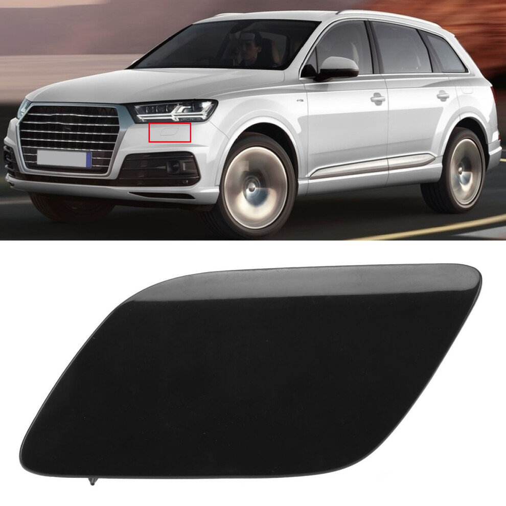 Headlight Washer Cover For Q7 2010-2015 Left/Right Front Bumper Black 5031375891004