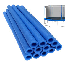 Trampoline Pole Foam Sleeves 12Pack Enclosure Pole Protectors, Blue, For Indoor And Outdoor Trampolines