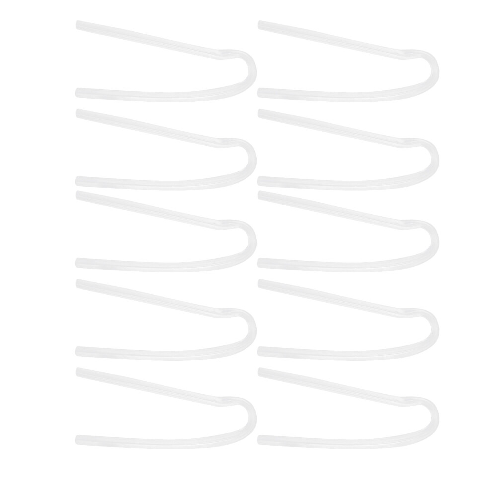 Efficient DIY R Type BTE Hearing Aid Tubes 10Pcs 3mm Outer Diameter.