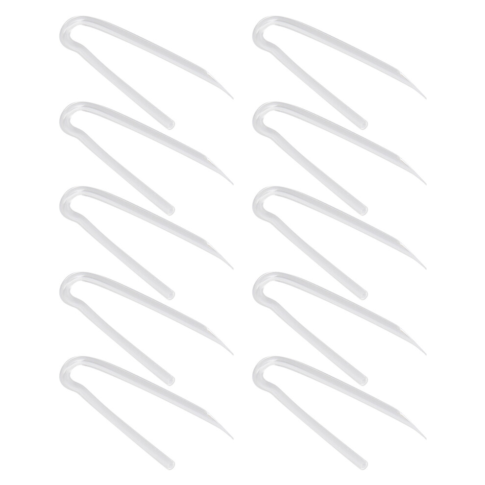 10pcs Flexible PVC Hearing Aid Tubes R BTE Earmold Replacement 3.3x2.0mm