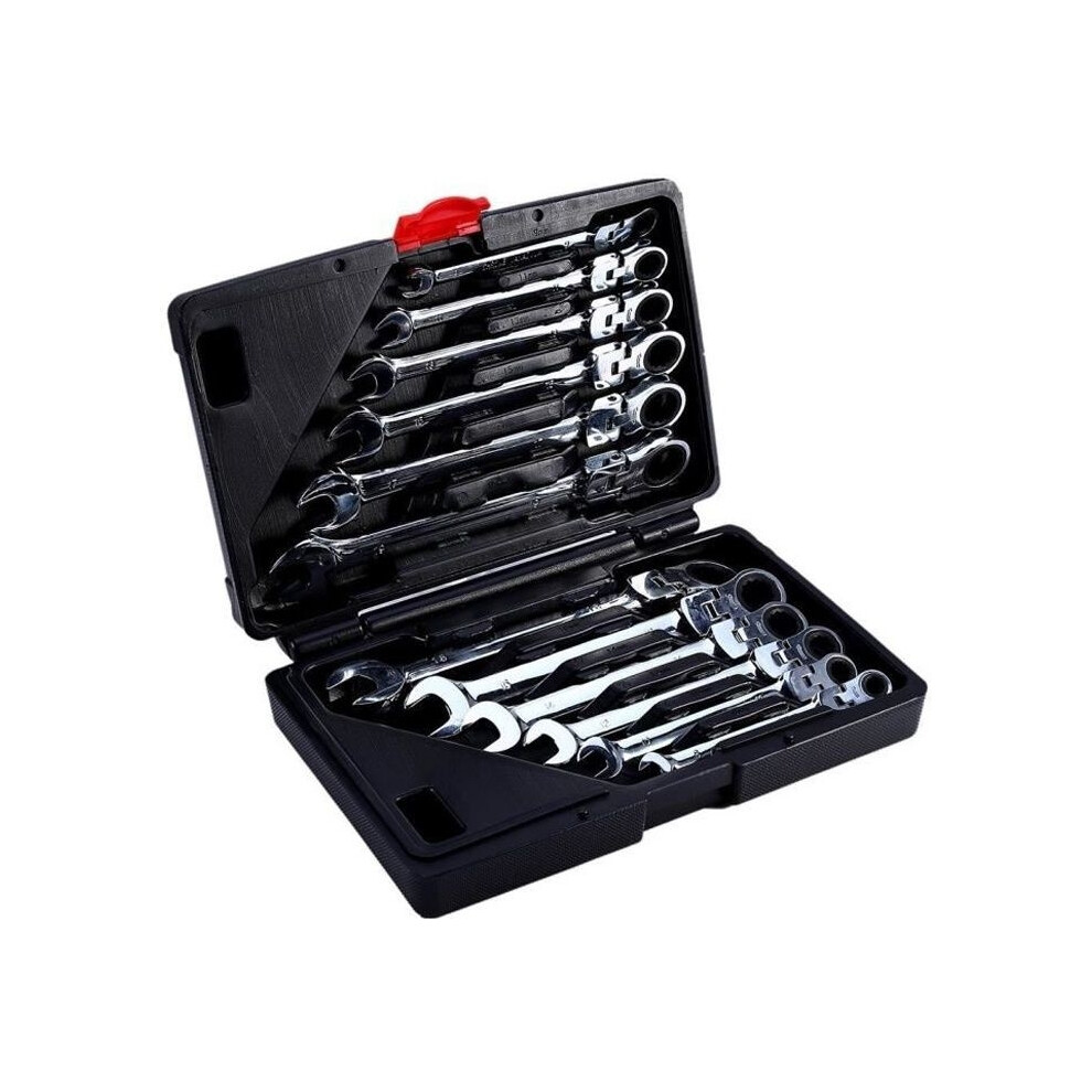 8-19Mm Metric Ratchet Combination Wrench - 12Pcs Reversible Combination Wrench Tool 8581600757379