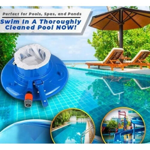 Pool Leaf Vacuum - Luxury Bottom Net - Maintenance Kit Included 1