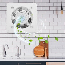 Fan Ventilation Extractor Extraction Aerator Toilet Bathroom Kitchen Wall Mounted