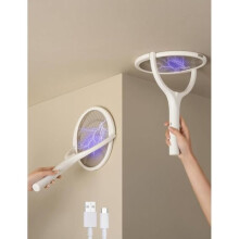 Electric Mosquito Swatter Racket USB Rechargeable Used to Kill Mosquitoes and Other Flying Insects