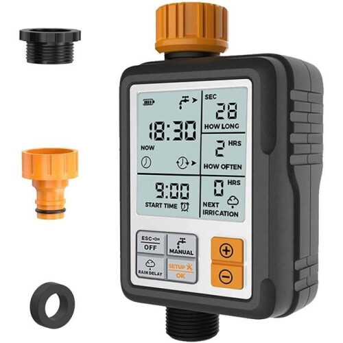 Watering Timer Garden Faucet Programmable Digital Automatic Hose Faucet Sprinkler Timer Controller