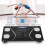 Body Fat Scale, Smart Bluetooth Body Fat Scale, USB Charging with 19 Body Data for IOS/Android 5
