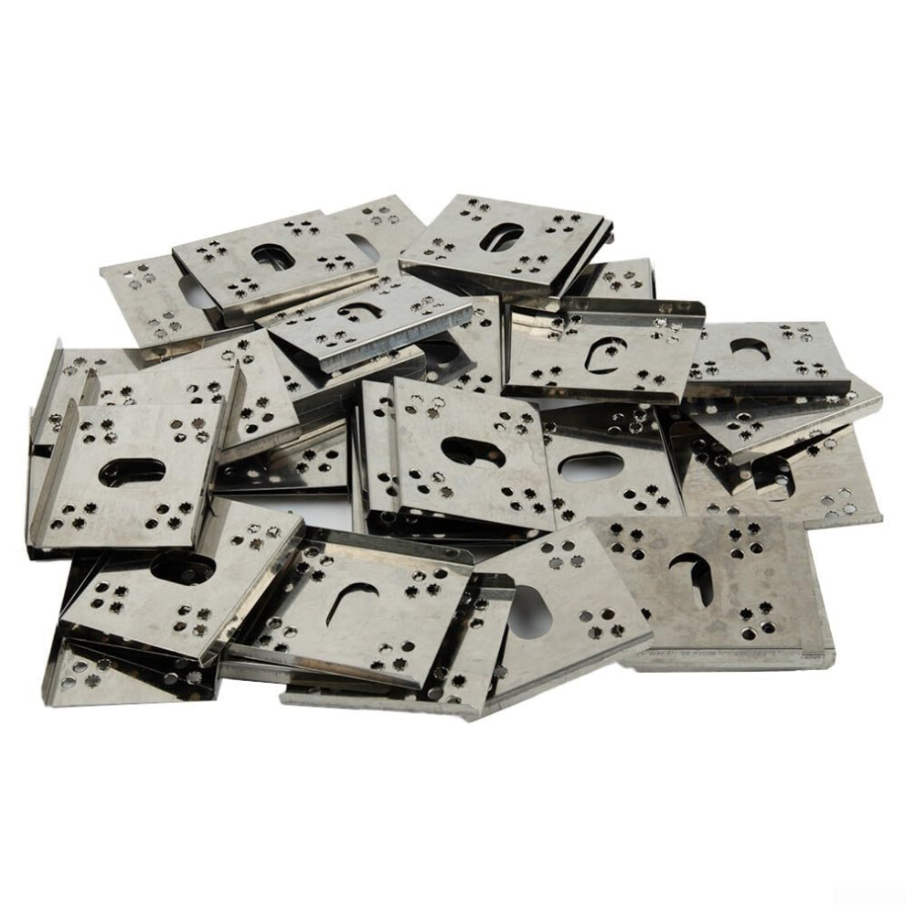 Solar Panel Grounding Clips Stainless Steel Washers 50 Pack For Pv System Aluminum Rails 9382693309693