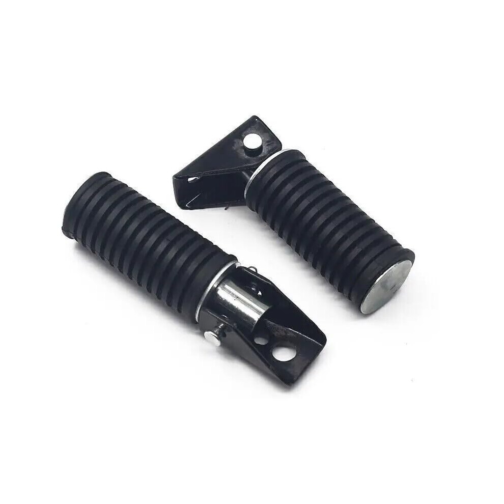 Motorcycle Footrests Universal Foot Pegs Footpeg Bracket For Gs125 Gn125 Universal Fit 9347817551037