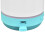 Vaso con altavoz Bluetooth de 20 oz, base azul - acero inoxidable 5