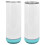 Vaso con altavoz Bluetooth de 20 oz, base azul - acero inoxidable 14