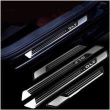 XLUCBS 4 Pcs Car Door Sills, for Golf 7 MK7 2011-2018 Car Pedal Threshold Bar Non-Slip Anti-Scratch Protector Strip A199