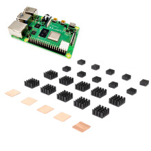 25-teiliges Aluminium-Kühlkörper-Set für RPi 2B/3B/4B, gute Wärmeableitung