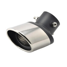 Universal Stainless Steel Car Exhaust Muffler Tip Cover for Fiat Panda Bravo Punto Linea Croma 500 595