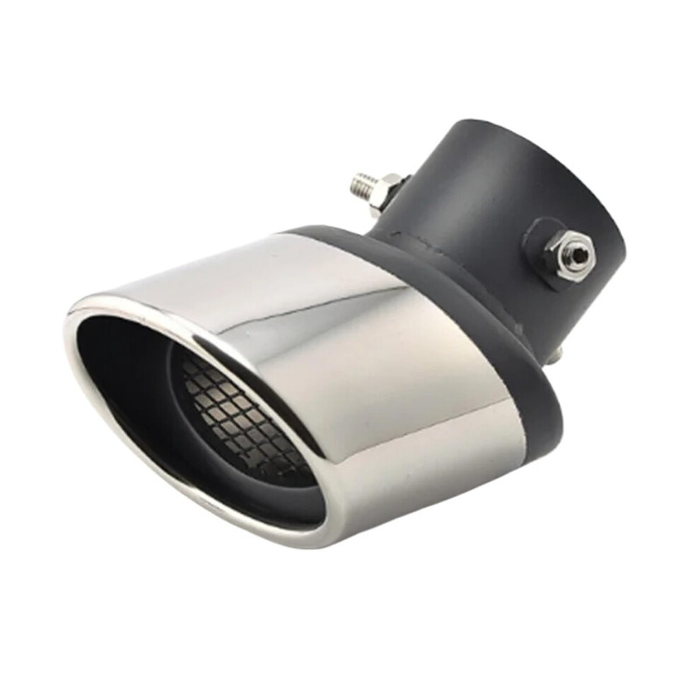 Universal Stainless Steel Car Exhaust Muffler Tip Cover For Fiat Panda Bravo Punto Linea Croma 500 595 9382693310477