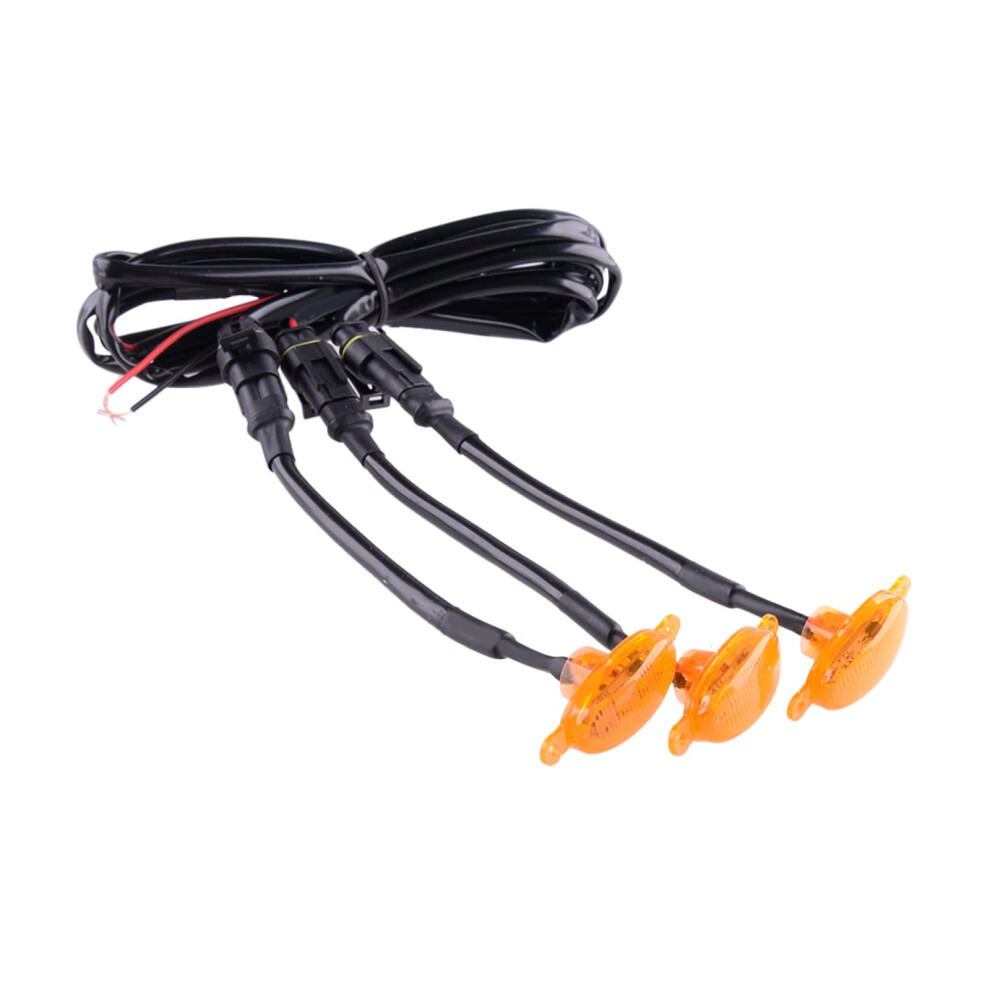 Daytime Running Lights For Silverado 1500 2016, Front Bumper Drl, Improves Visibility, Fits Silverado 1500 Orange 9199774129114