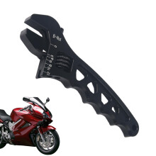 AN Fitting Wrench 3AN12AN Adjustable Aluminum Tool for Automotive Oil Hose End Fittings Black