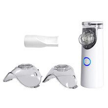 Portable Adult Kids Mesh Nebulizer 17ml, 50dB, White