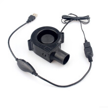 BBQ Blower Fan with Adjustable Speed Control for Outdoor Charcoal Grilling and Camping