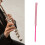 Flute Maintenance Tool Polyester Cloth Smooth Durable Rod - Pink 15